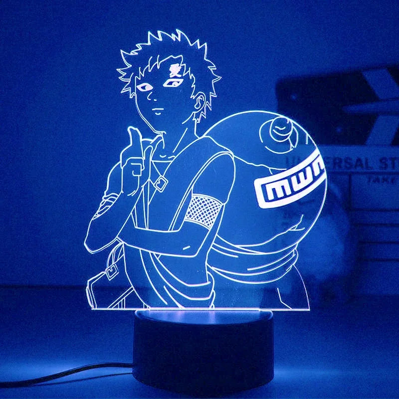 Lampada LED Naruto 3D – 16 Colori con Telecomando