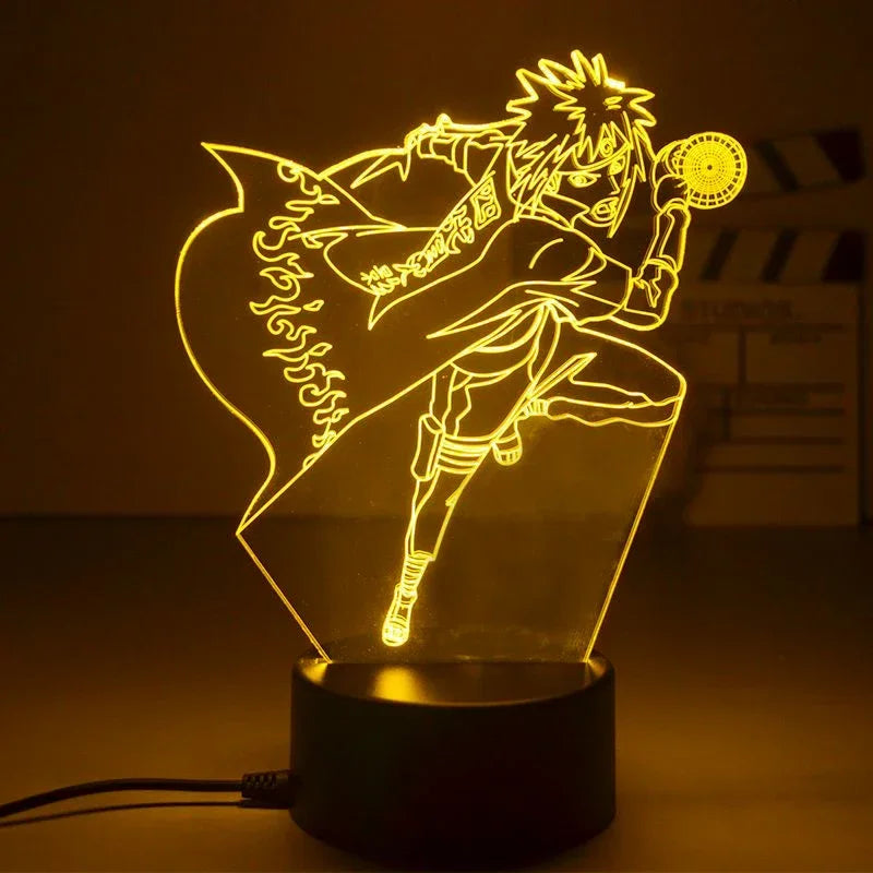 Lampada LED Naruto 3D – 16 Colori con Telecomando