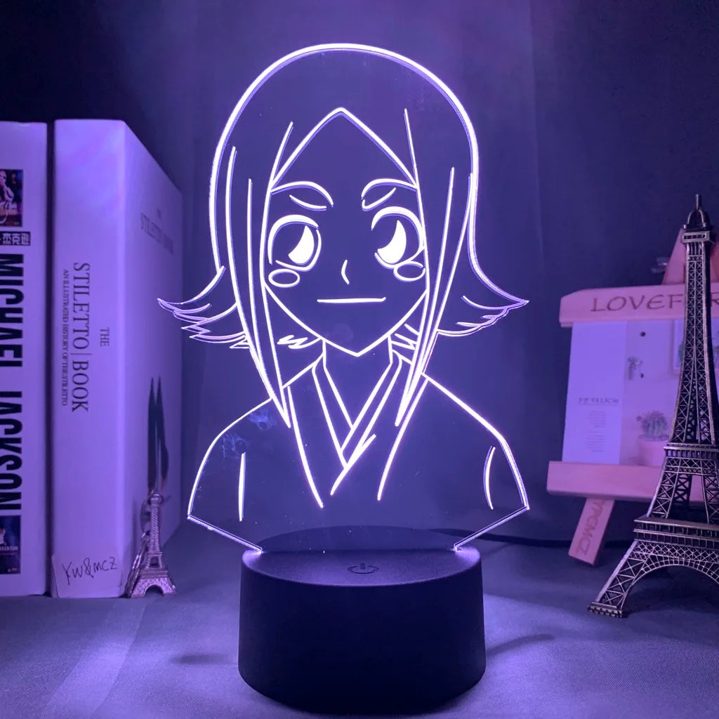 Lampada LED 3D Bleach 16 Colori con Telecomando – Ichigo, Aizen, Rukia e altri personaggi