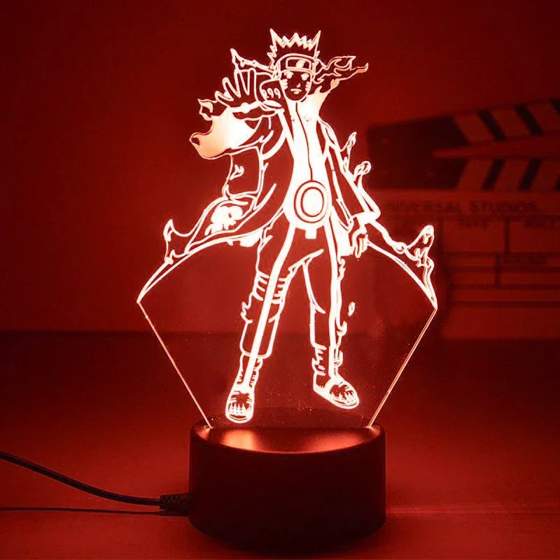 Lampada LED Naruto 3D – 16 Colori con Telecomando