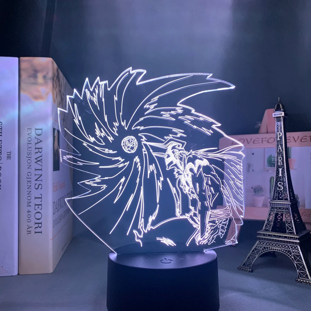 Lampada LED 3D Bleach 16 Colori con Telecomando – Ichigo, Aizen, Rukia e altri personaggi