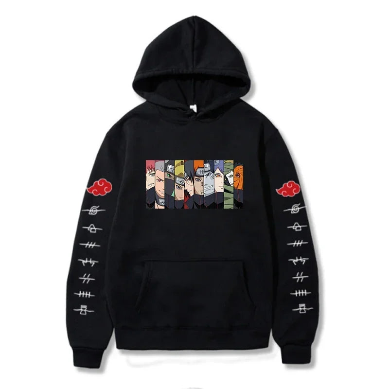 Felpa Anime Akatsuki Cloud – Hoodie Streetwear