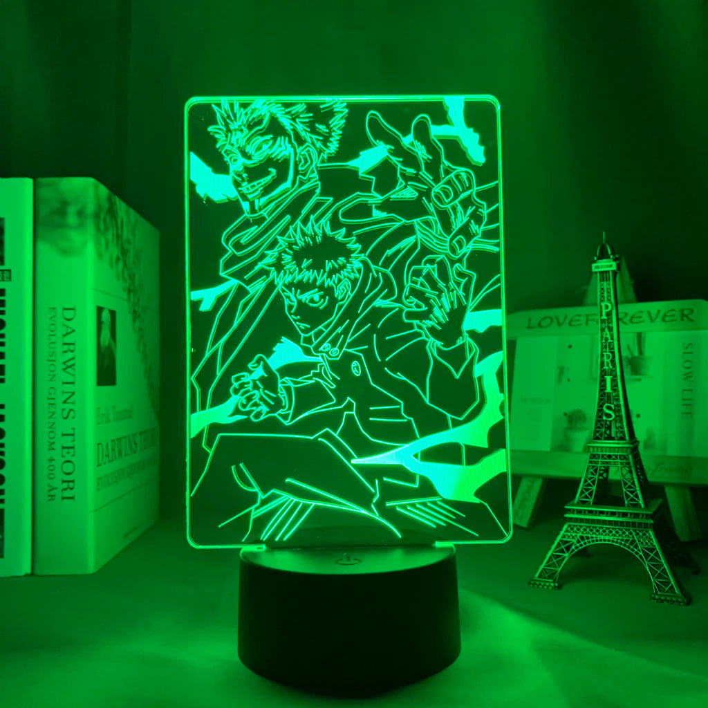 Lampada LED Jujutsu Kaisen – Collezione Anime 3D