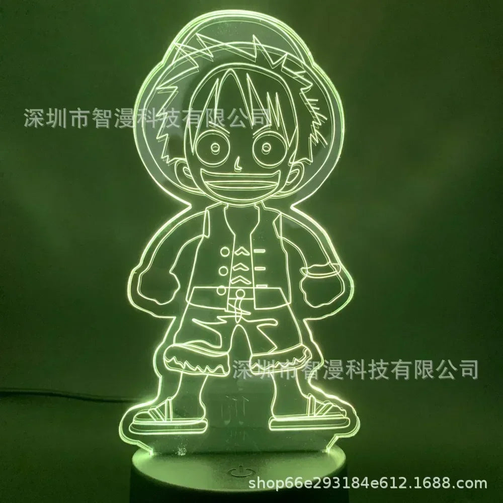 Lampada LED One Piece – Collezione Anime 3D