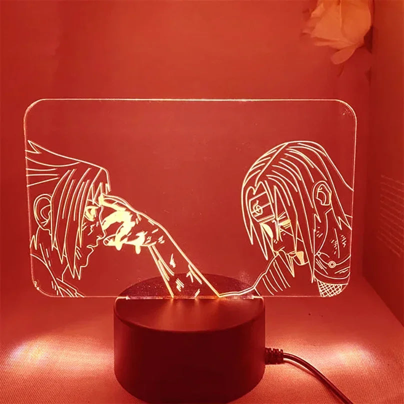 Lampada LED Naruto 3D – 16 Colori con Telecomando