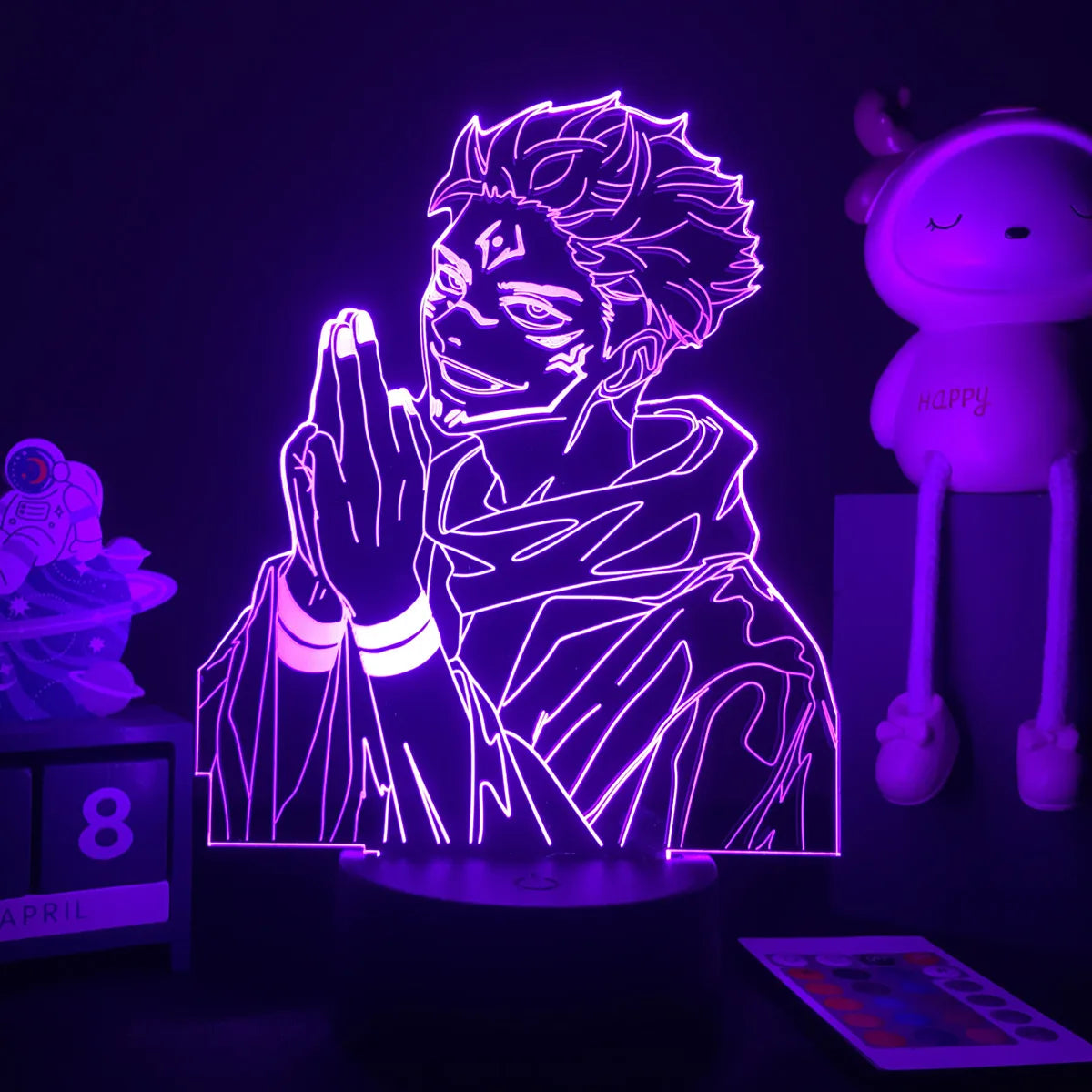 Lampada LED Jujutsu Kaisen – Collezione Anime 3D