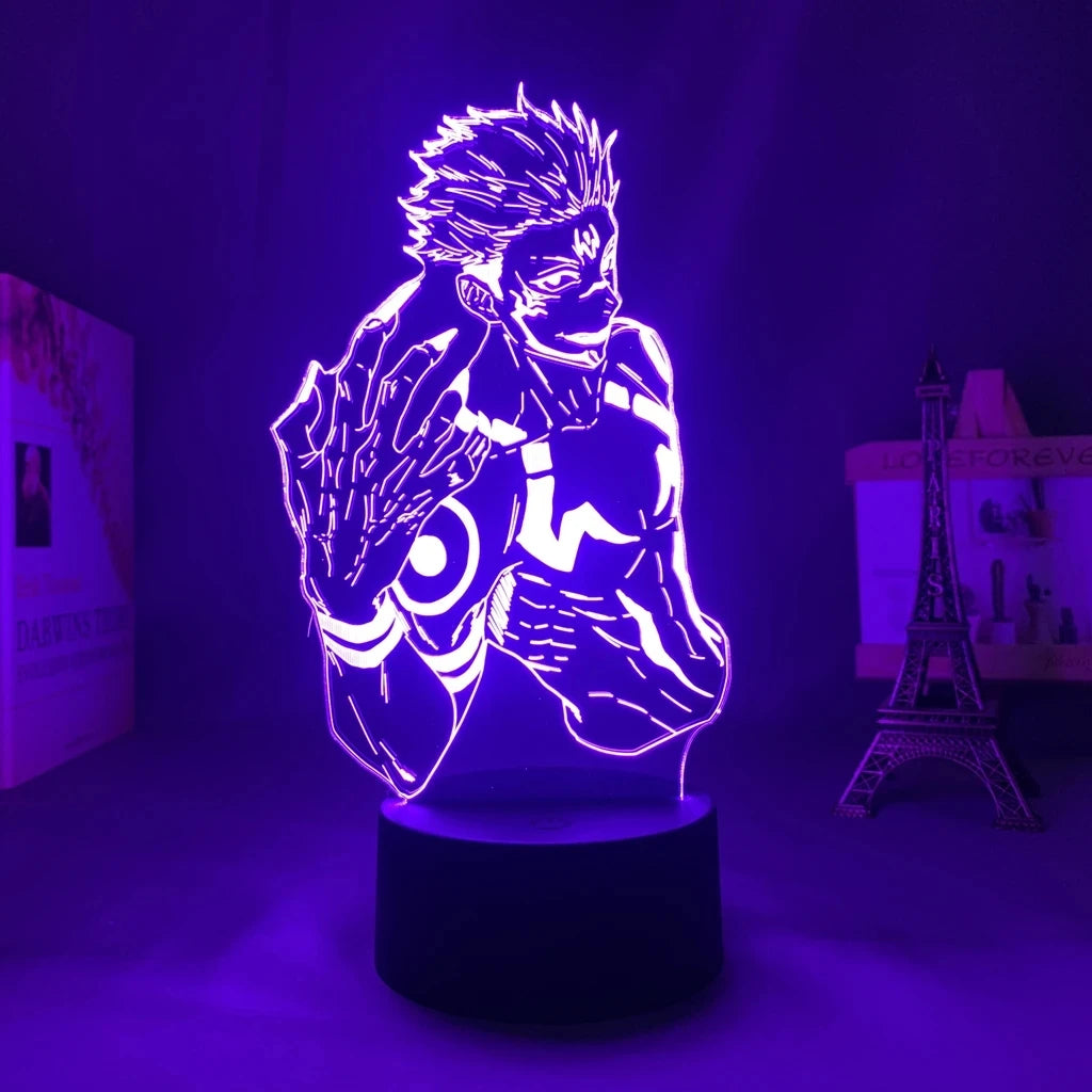 Lampada LED Jujutsu Kaisen – Collezione Anime 3D
