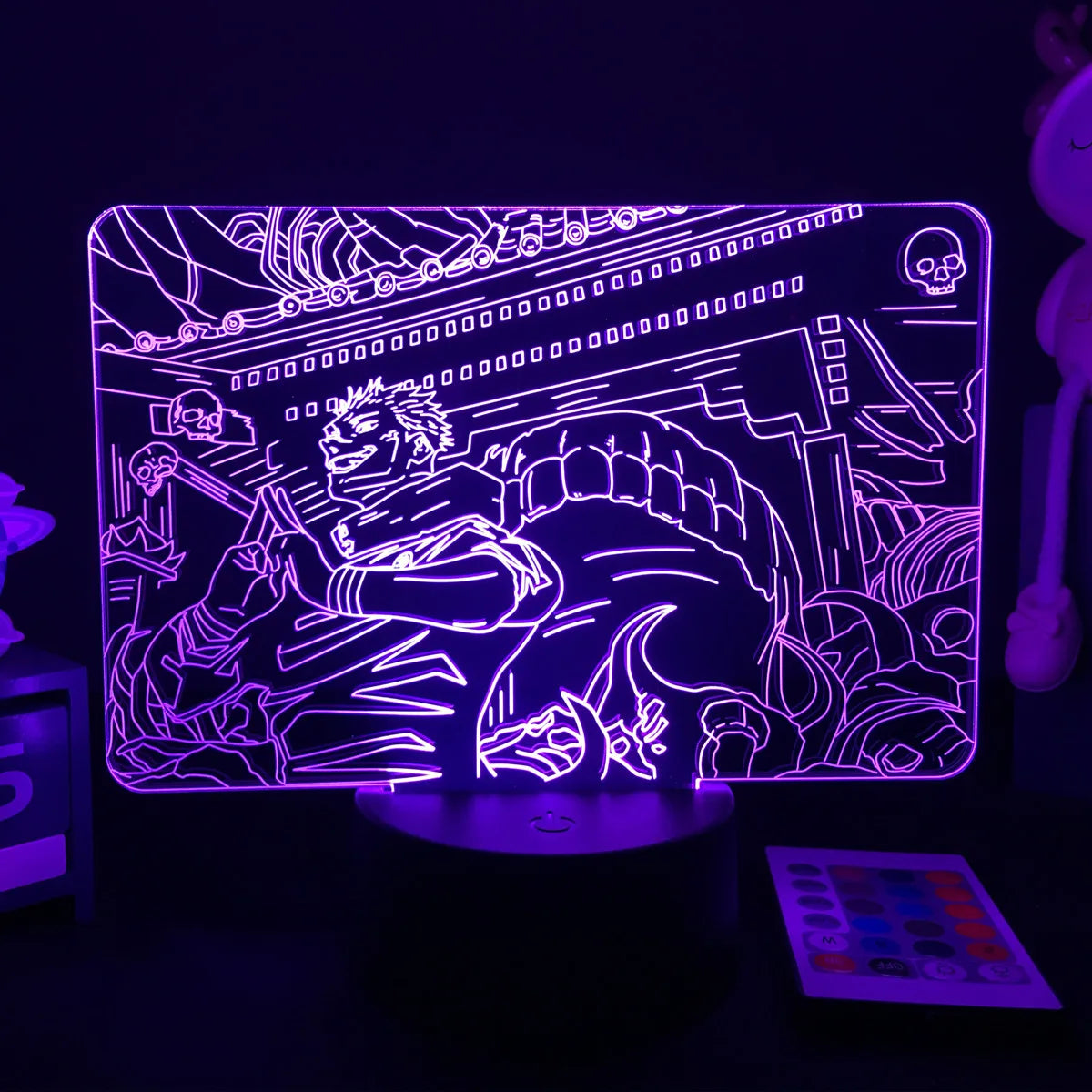 Lampada LED Jujutsu Kaisen – Collezione Anime 3D
