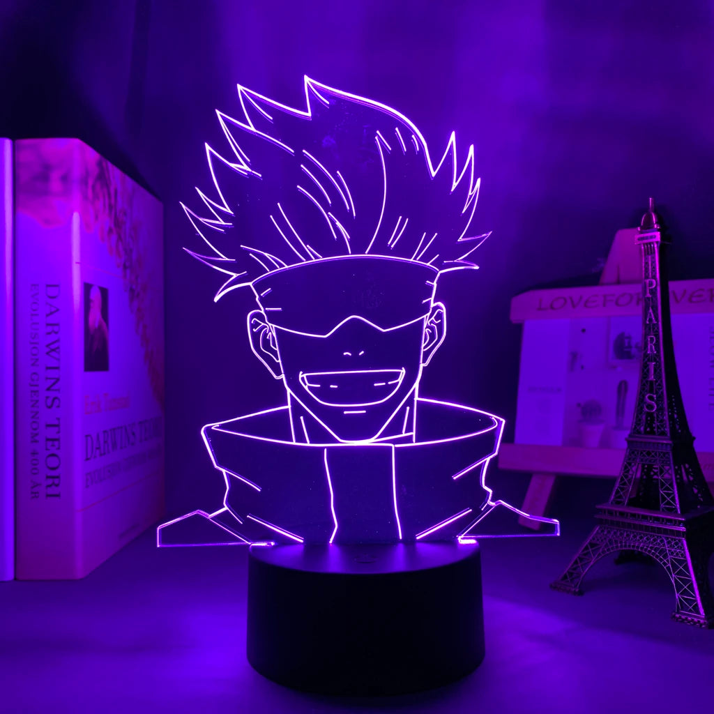 Lampada LED Jujutsu Kaisen – Collezione Anime 3D