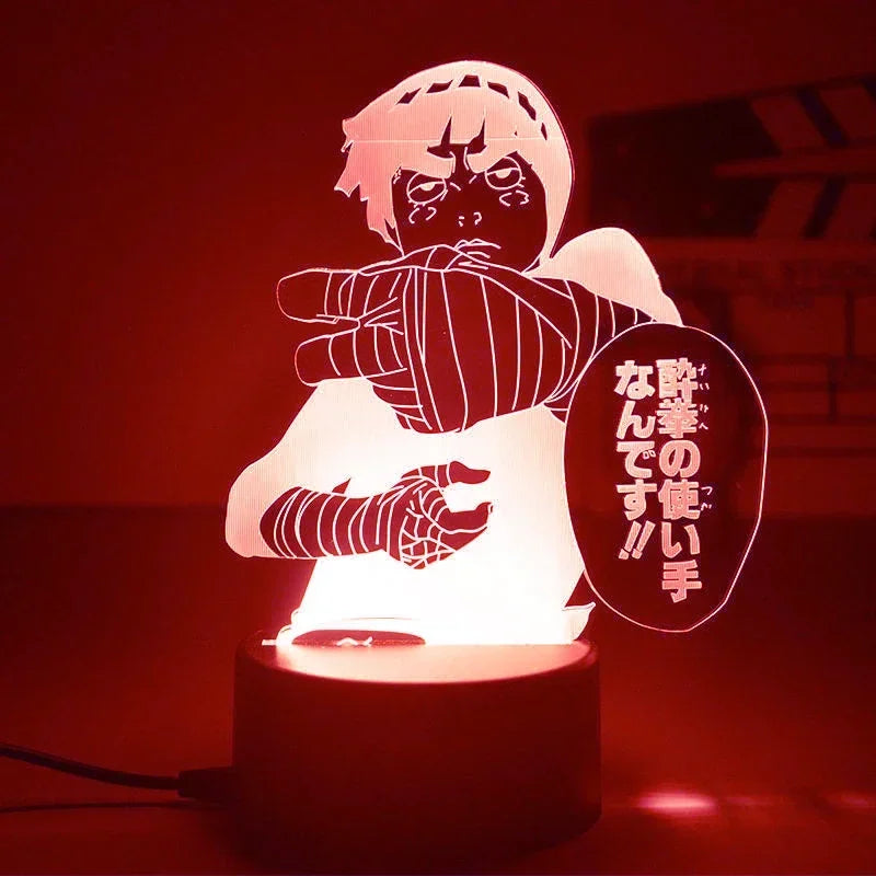 Lampada LED Naruto 3D – 16 Colori con Telecomando