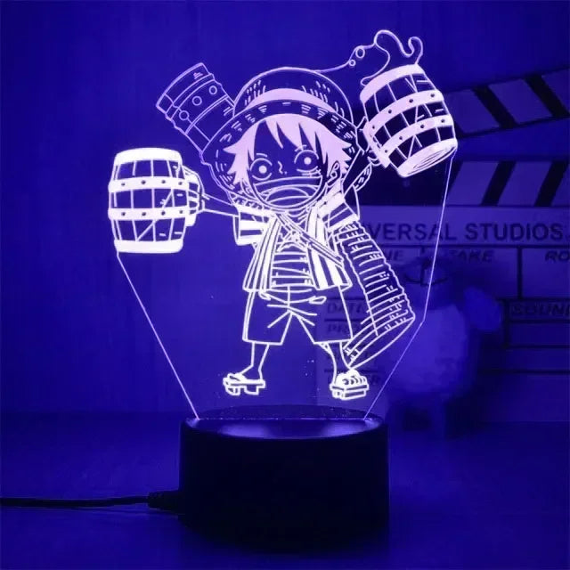 Lampada LED One Piece – Collezione Anime 3D