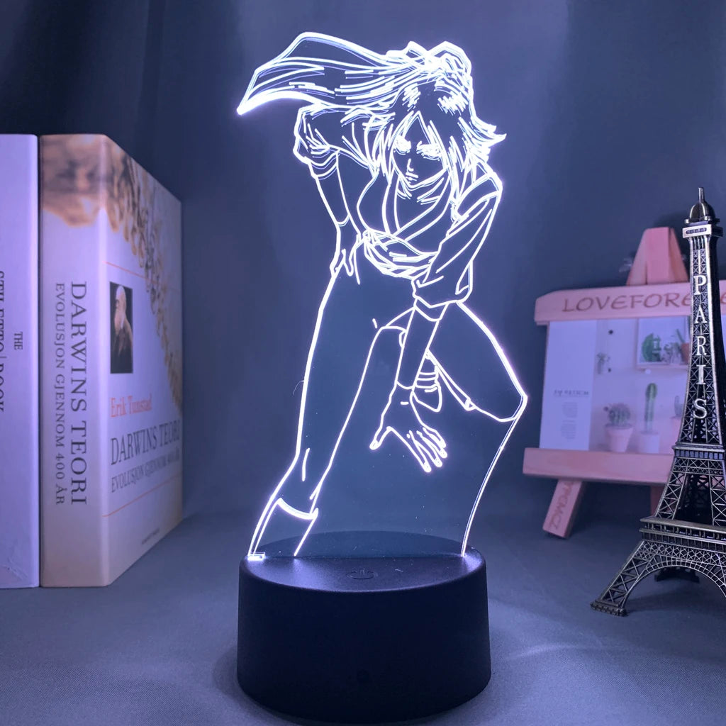 Lampada LED 3D Bleach 16 Colori con Telecomando – Ichigo, Aizen, Rukia e altri personaggi
