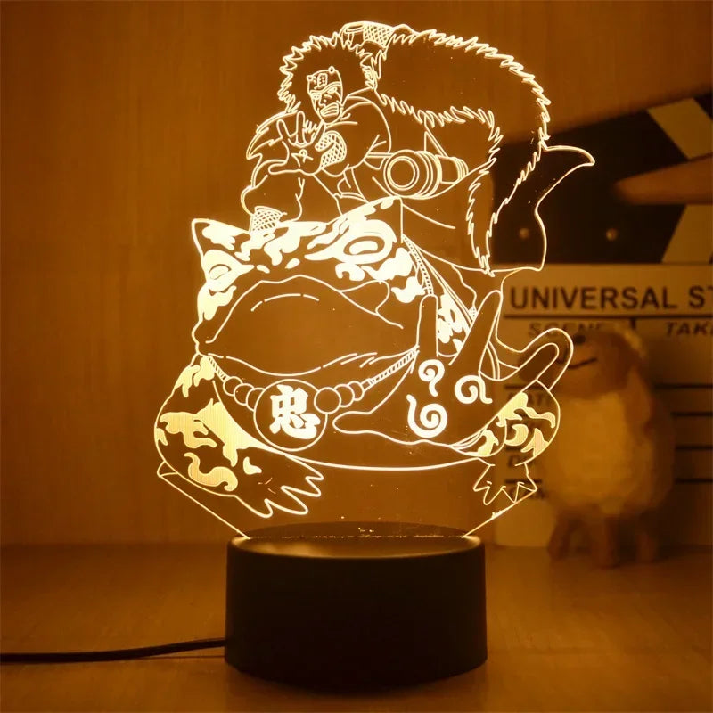 Lampada LED Naruto 3D – 16 Colori con Telecomando