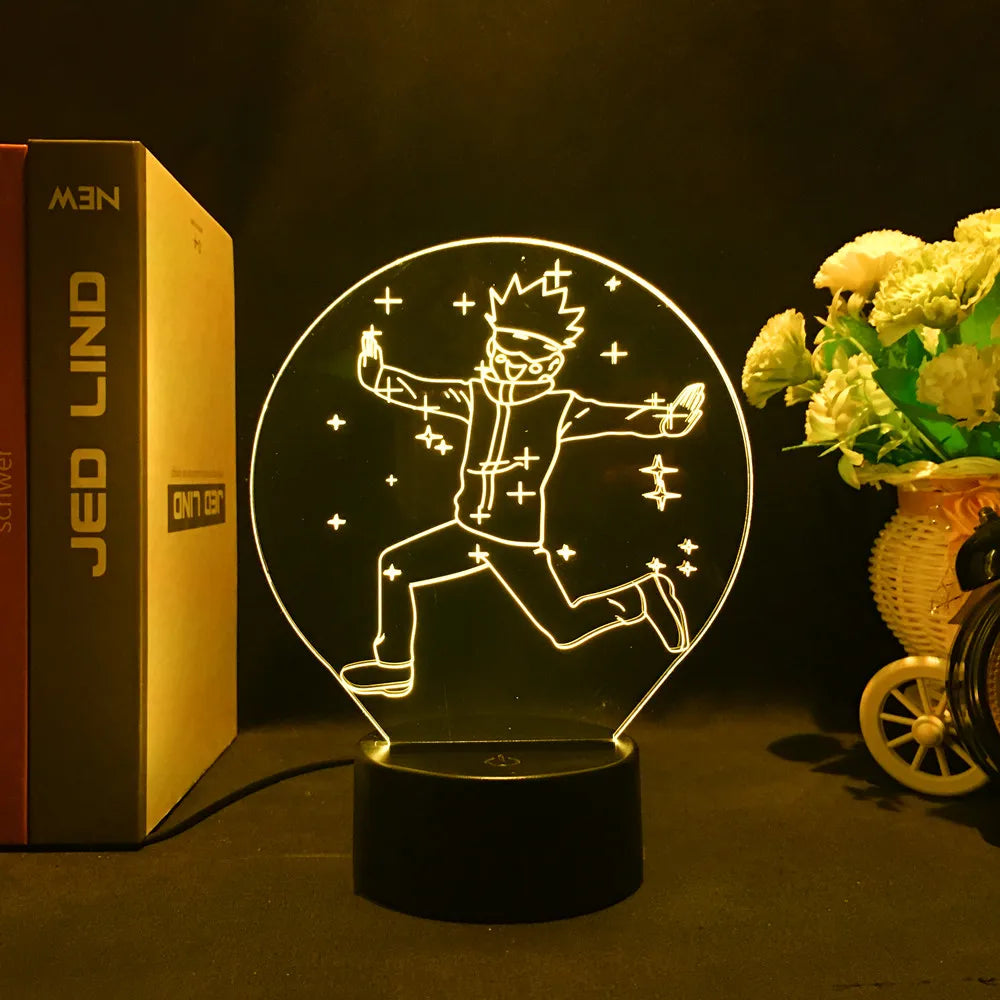 Lampada LED Jujutsu Kaisen – Collezione Anime 3D
