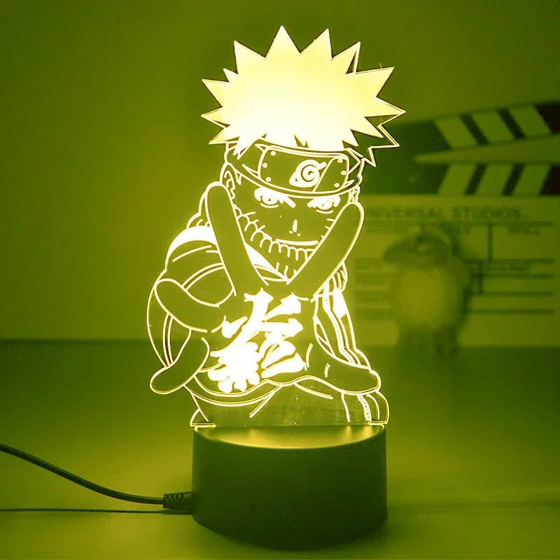 Lampada LED Naruto 3D – 16 Colori con Telecomando