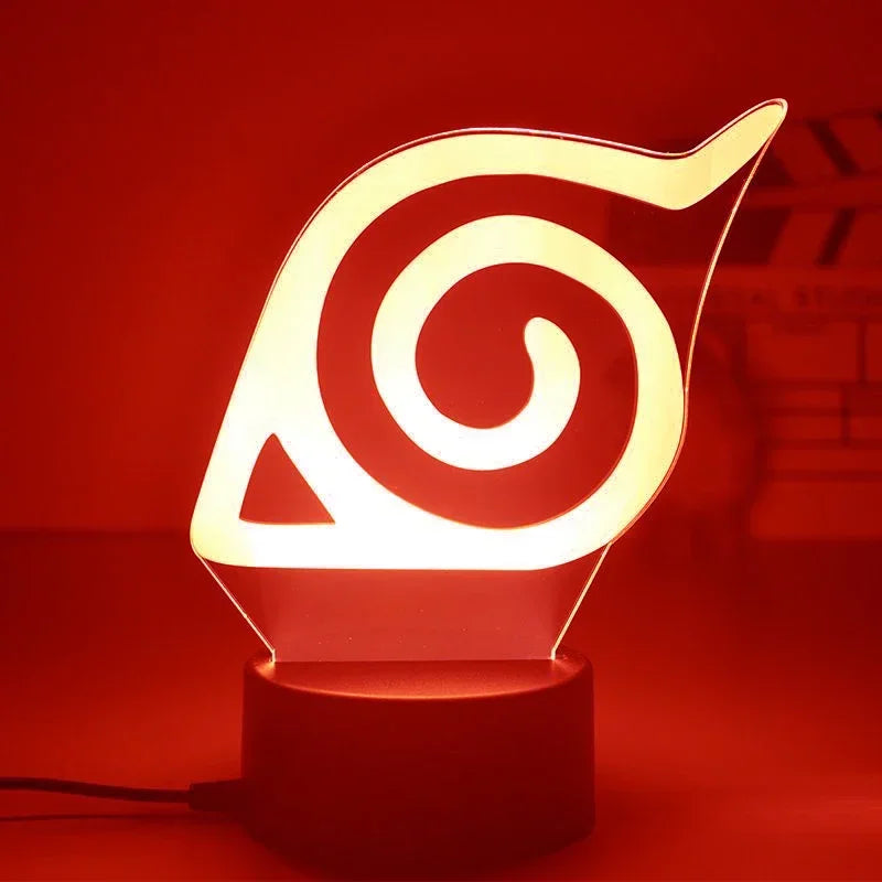 Lampada LED Naruto 3D – 16 Colori con Telecomando