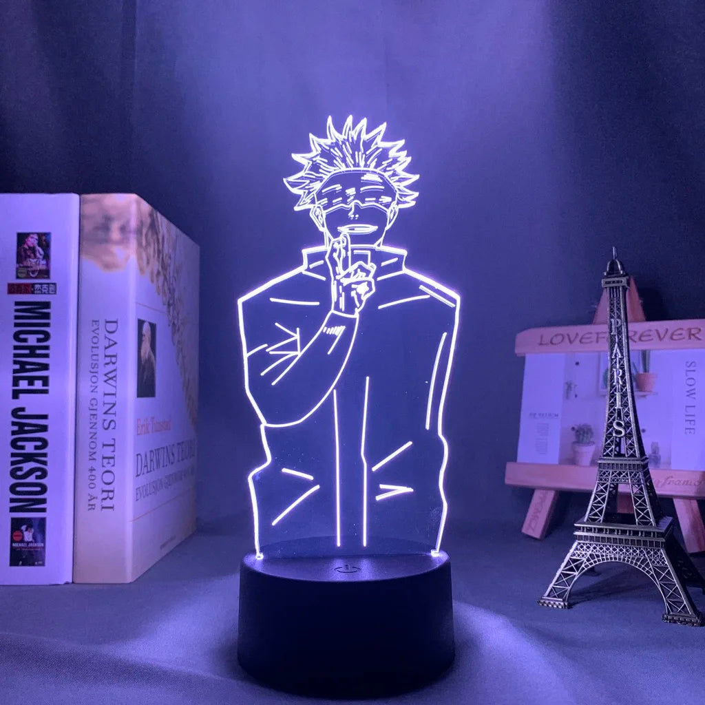 Lampada LED Jujutsu Kaisen – Collezione Anime 3D