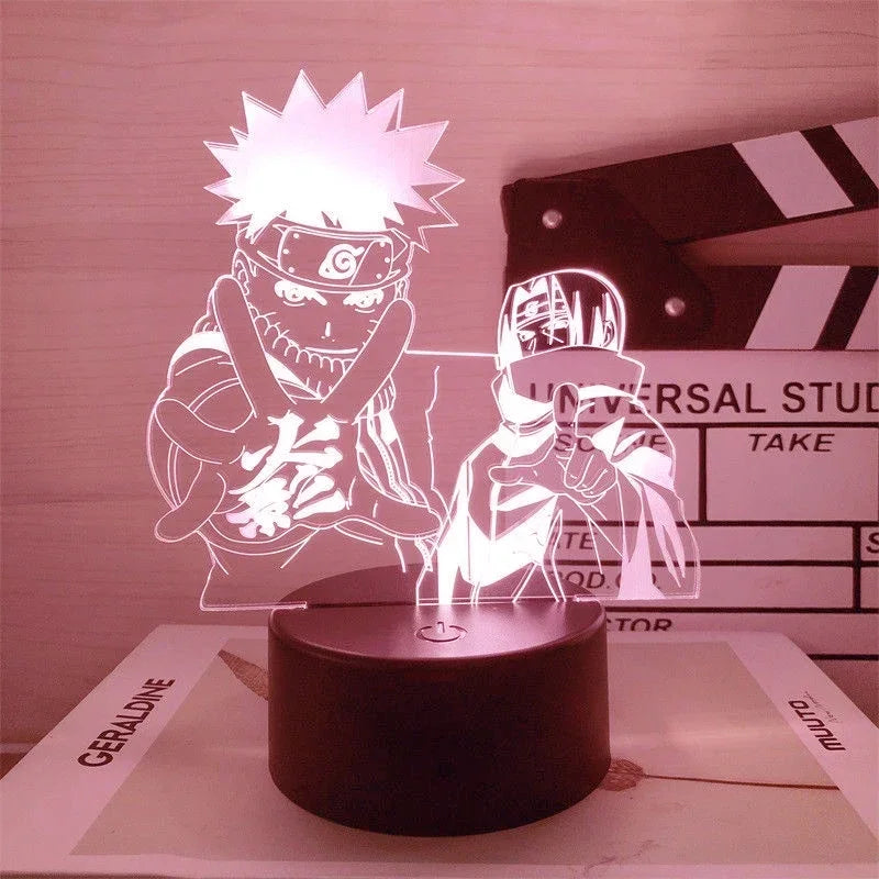 Lampada LED Naruto 3D – 16 Colori con Telecomando