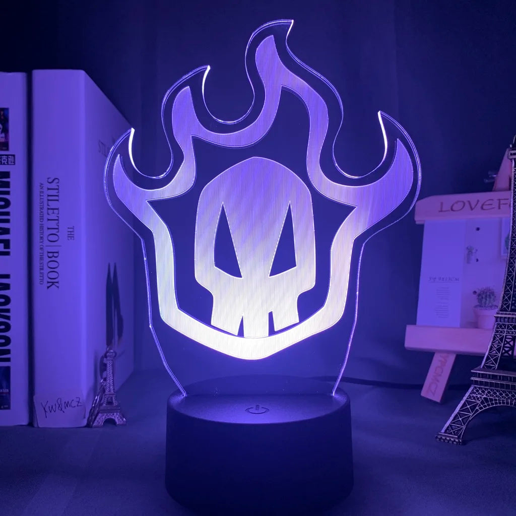 Lampada LED 3D Bleach 16 Colori con Telecomando – Ichigo, Aizen, Rukia e altri personaggi
