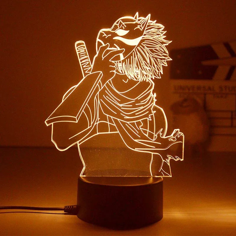 Lampada LED Naruto 3D – 16 Colori con Telecomando
