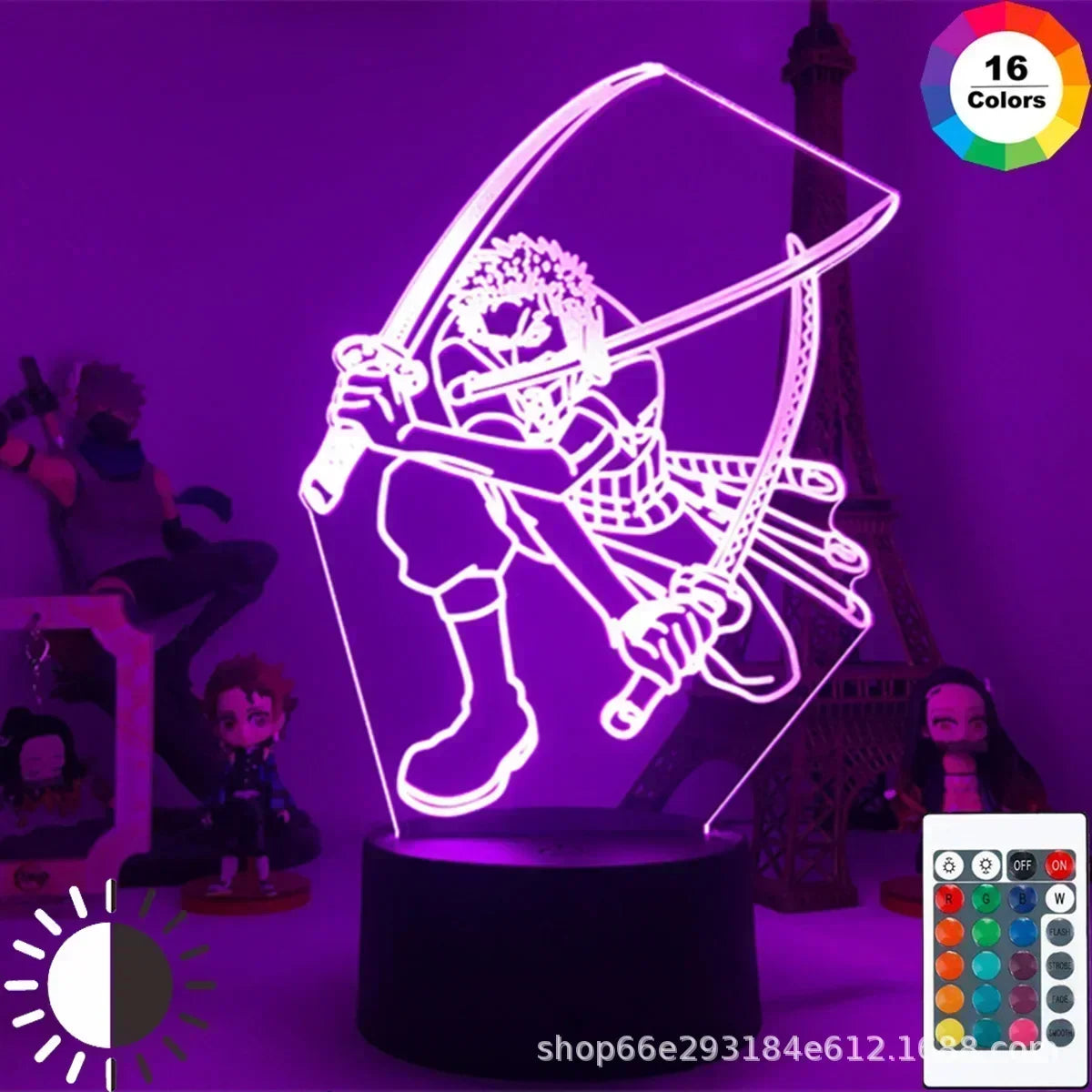 Lampada LED One Piece – Collezione Anime 3D