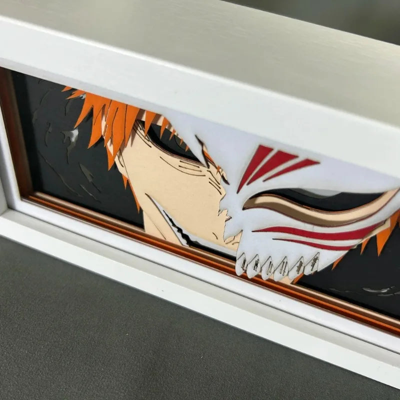 Lampada LED Bleach Shadow Box RGB con Telecomando – Ichigo & Aizen