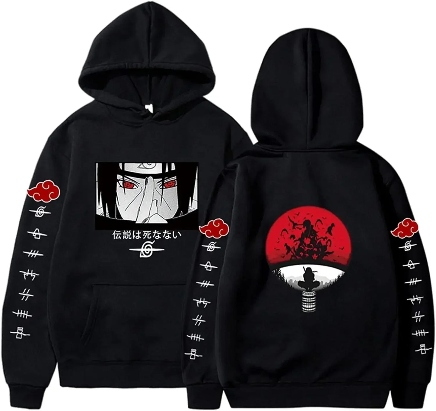Felpa Anime Akatsuki Cloud – Hoodie Streetwear