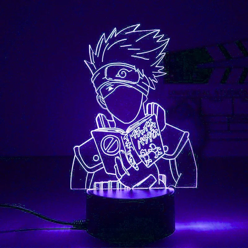 Lampada LED Naruto 3D – 16 Colori con Telecomando