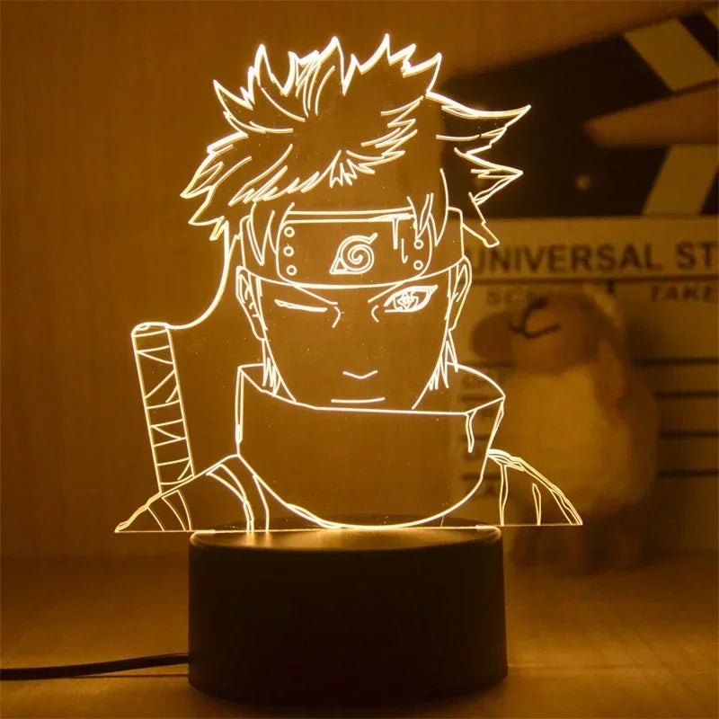 Lampada LED Naruto 3D – 16 Colori con Telecomando