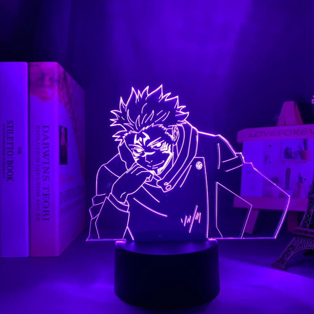 Lampada LED Jujutsu Kaisen – Collezione Anime 3D