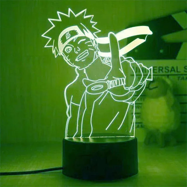 Lampada LED Naruto 3D – 16 Colori con Telecomando
