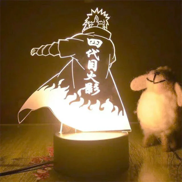 Lampada LED Naruto 3D – 16 Colori con Telecomando