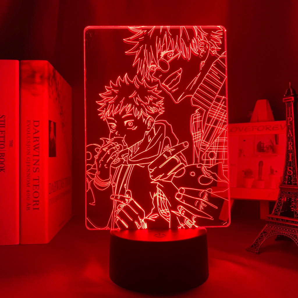 Lampada LED Jujutsu Kaisen – Collezione Anime 3D