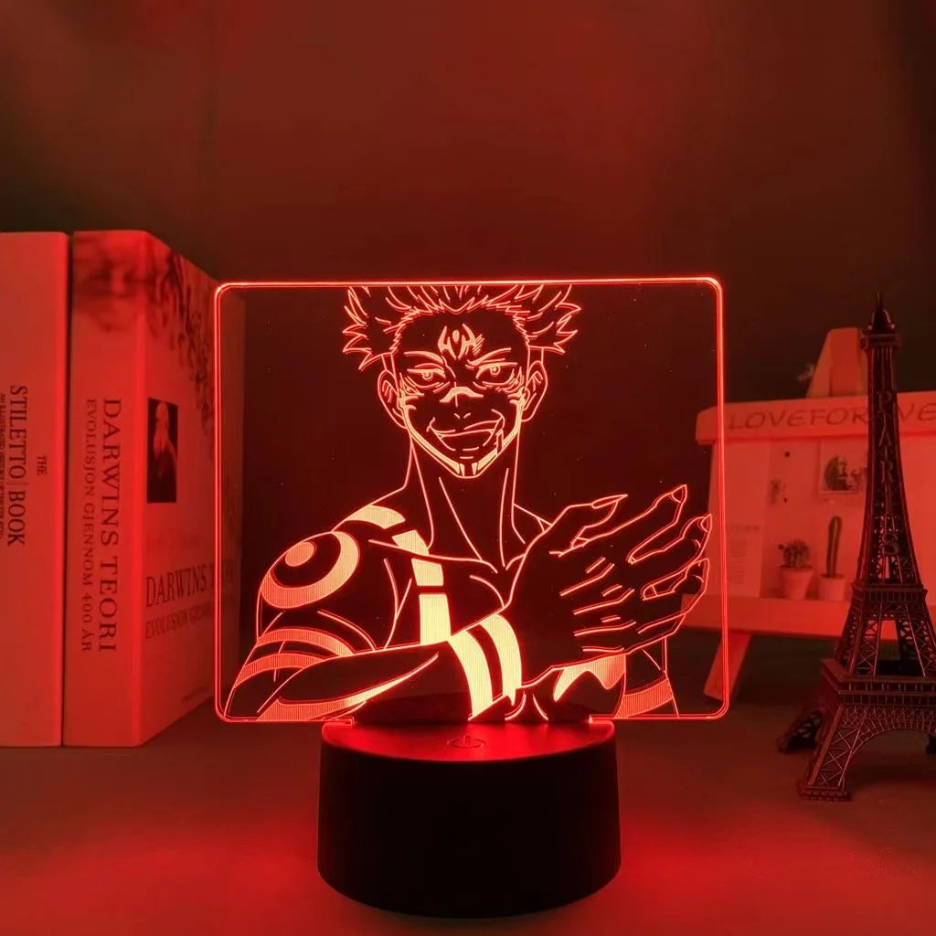 Lampada LED Jujutsu Kaisen – Collezione Anime 3D