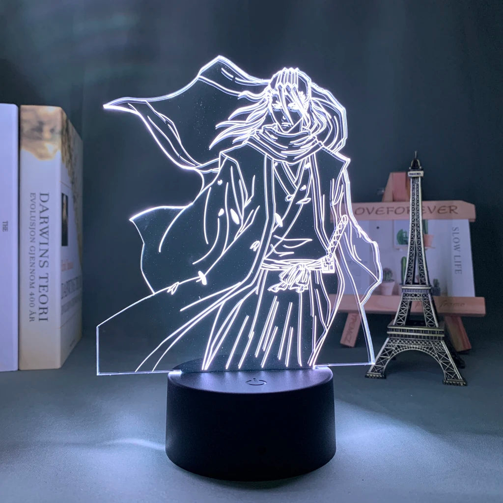 Lampada LED 3D Bleach 16 Colori con Telecomando – Ichigo, Aizen, Rukia e altri personaggi