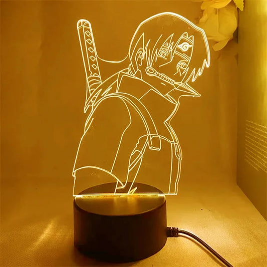 Lampada LED Naruto 3D – 16 Colori con Telecomando