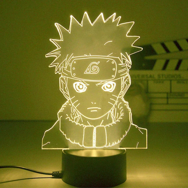 Lampada LED Naruto 3D – 16 Colori con Telecomando