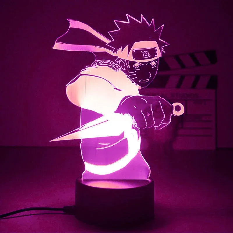 Lampada LED Naruto 3D – 16 Colori con Telecomando